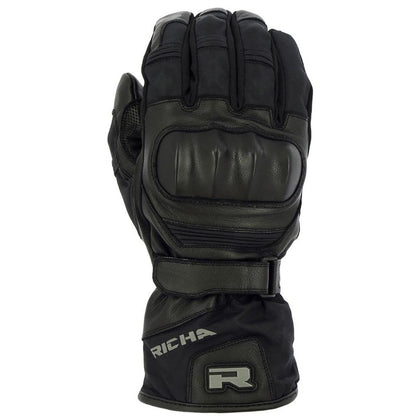 Vodootporne motociklističke rukavice Richa Nasa 2, crne