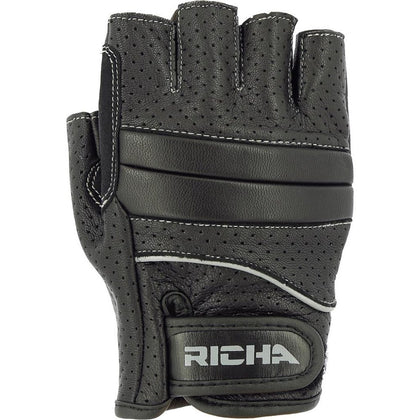 Kožené motocyklové rukavice Richa Mitaine, čierne