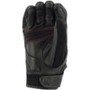 Kožne motociklističke rukavice Richa Protect Summer 2, crno/crvene
