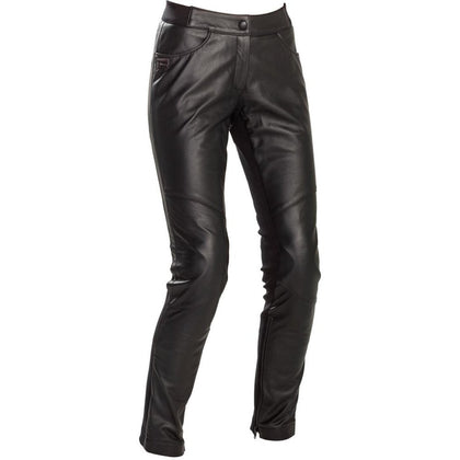 Kožne ženske motociklističke hlače Richa Catwalk, crne
