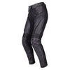 Women Leather Motorcycle Pants Richa Laura Trouser, Black