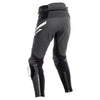Pantalones de moto de cuero Richa Viper 2 Street Pants, negro/blanco