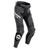 Pantalones de moto de cuero Richa Viper 2 Street Pants, negro/blanco