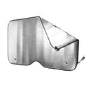 Pare-soleil Pare-brise Voiture 130x70 Cm Argenté Isolation Thermique UV Protection Soleil Intérieur Auto - 14
