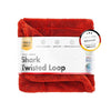 Suchý uterák ChemicalWorkz Shark Twisted Loop, 1400 GSM, 40 x 40 cm, červený