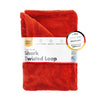 Suchý uterák ChemicalWorkz Shark Twisted Loop, 1400 GSM, 60 x 40 cm, červený