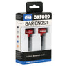 Aluminium Bar Ends Set Oxford BarEnds, Red, 22mm, 2 pcs