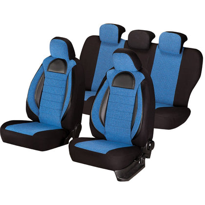Car Seat Covers Set Umbrella Racing, Blue