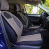 Car Seat Cover Umbrella Racing Set, Black - Gray