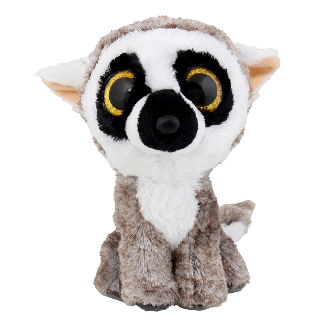 Plush Toy TY Beanie Boos Linus, Grey and White Lemur, 15cm - TY 36224 - Pro  Detailing