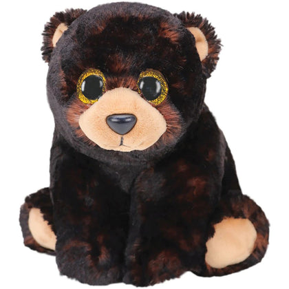 Plush Toy TY Beanie Babies Kodi, Black Bear, 30cm