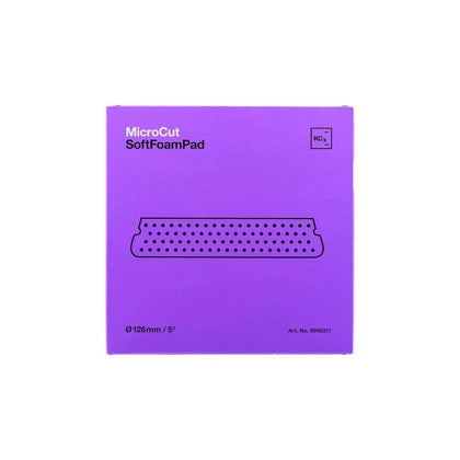 Almohadilla para pulido de acabado, almohadilla de espuma suave Koch Chemie Micro Cut, 126 mm