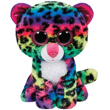 Plush Toy TY Beanie Boos Dotty Multicolored Leopard, 15cm