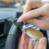 Black Leather Steering Wheel Repair Kit Colourlock