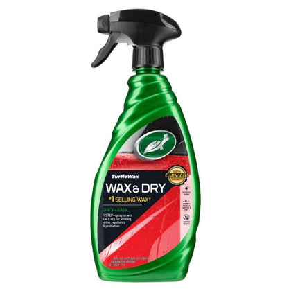 Spray Wax Turtle Wax Wax and Dry, 500ml