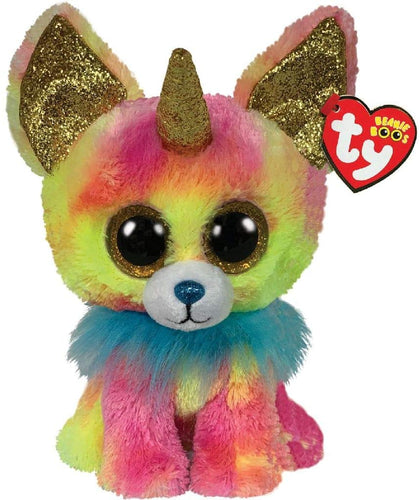 Plush Toy TY Beanie Boos Yips, Chihuahua with Horn, 15cm
