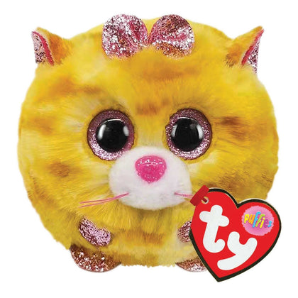 Plush Toy TY Beanie Balls Tabitha, Yellow Cat
