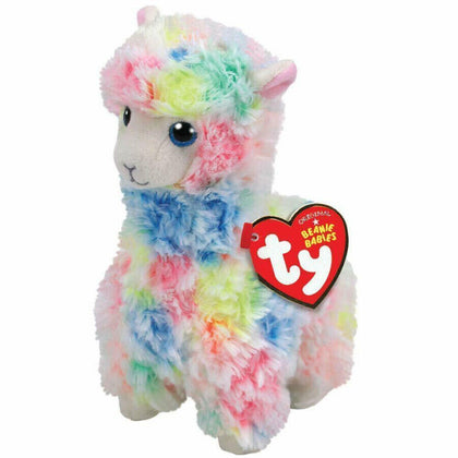Plush Toy TY Beanie Babies Lola, Multicolor Llama