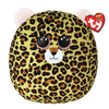 Plush Pillow TY Squishy Beanies Livvie, Spotted Leopard, 22cm