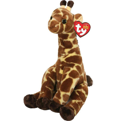 Plush Toy TY Beanie Babies Gavin, Brown Spotted Giraffe, 15cm
