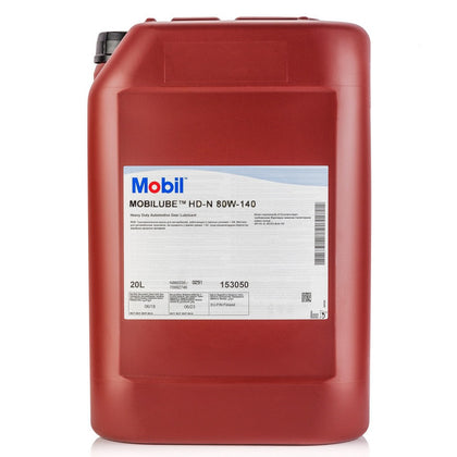 Heavy Duty Automotive Gear Lubricant Mobil Mobilube HD-N, 80W-140, 20L