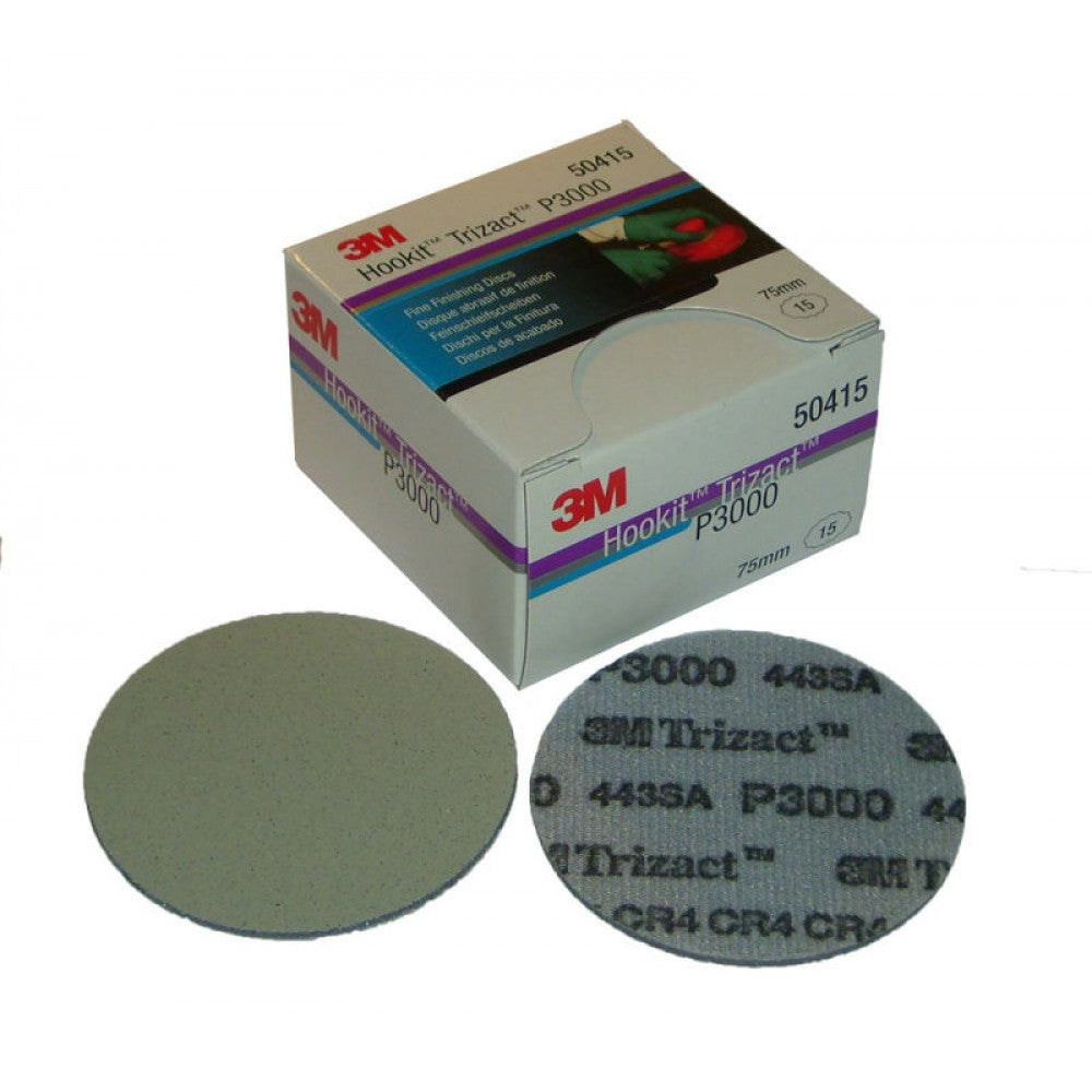 Dischi Abrasivi 3M Trizact P3000 - Per La Finitura Della Vernice, 150 Mm, Scatola Da 15 Pezzi