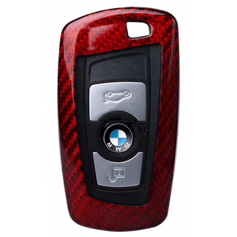 Etui cuir design pour clé BMW Série 4 Couleur Rouge