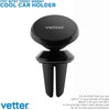 Vetter Magnetic Car Holder, Aluminum, Black