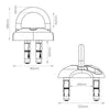 Ground and Wall Anchor Kit OXFORD AnchorFlat