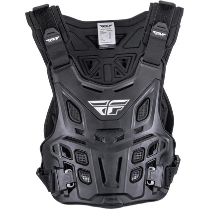 CE Rated Revel Race Roost Guard Fly Racing, melns