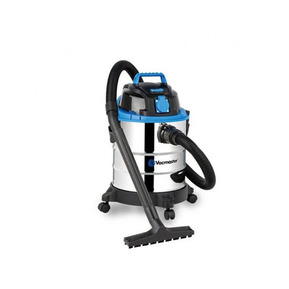 Vacmaster Wet and Dry Professional Stainless Steel Vacuum Cleaner, 1250W, 20L