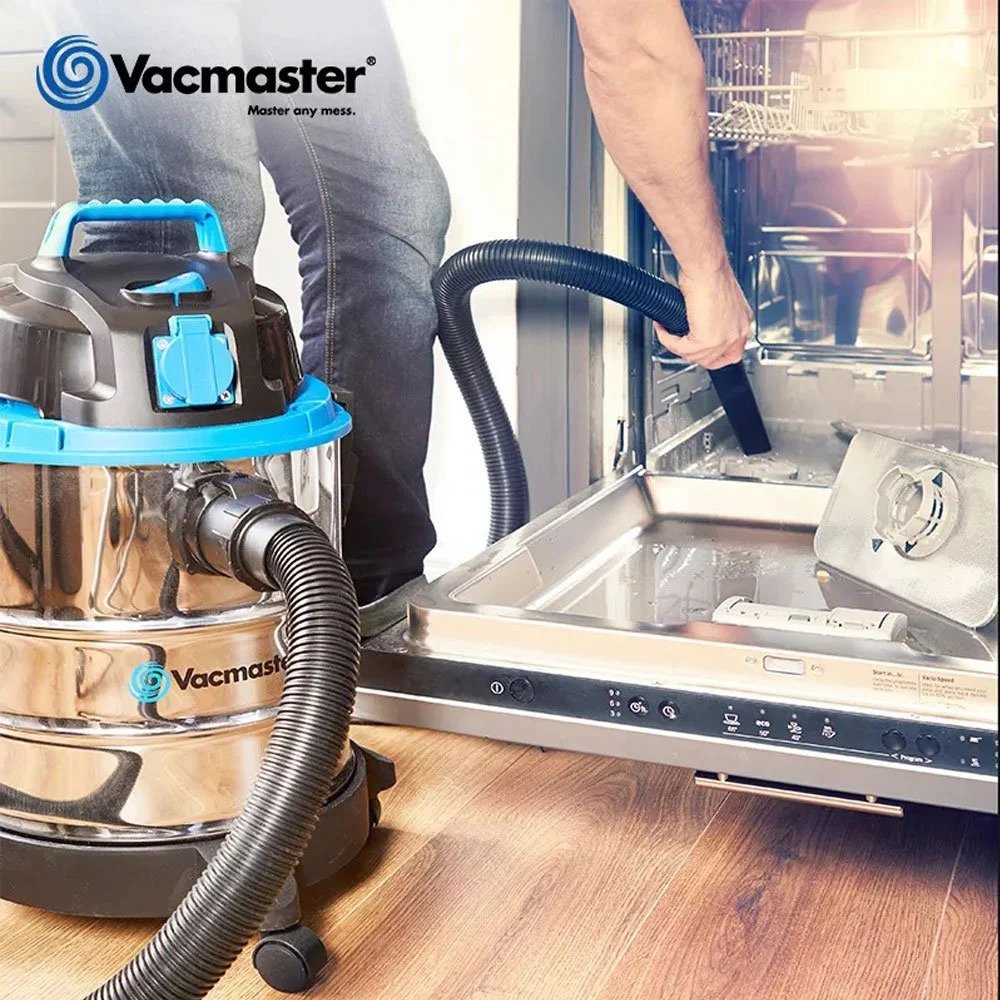 Vacmaster Wet and Dry Professional Stainless Steel Vacuum Cleaner, 1250W, 20L