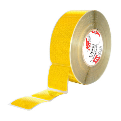 Segmentovaná reflexná páska Mega Drive Orafol Yellow, 50 mm x 50 m