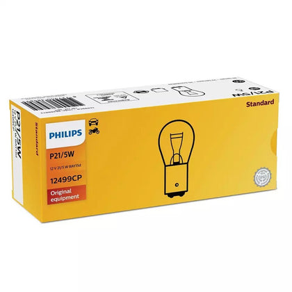 Ampoules d'intérieur et de signalisation P21/5W Philips Standard, 12V, 21/5W