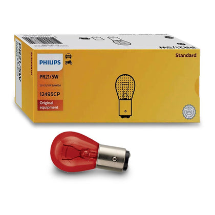 Conventional Interior and SIgnaling Bulb PR21/5W Philips Vision 12V, 21/5W, Red