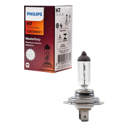 Nákladná halogénová žiarovka H7 Philips Master Duty, 24V, 70W