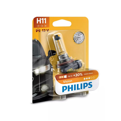 Lampadina alogena H11 Philips Vision, 12V, 55W