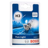 Halogenpære H3 Bosch Pure Light, 12V, 55W