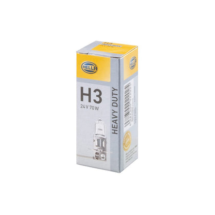 Halogenlampa H3 Hella Heavy Duty, 24V, 70W