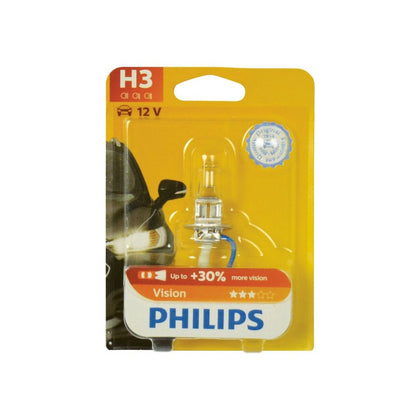 Bombilla Halógena H3 Philips Vision 12V, 55W