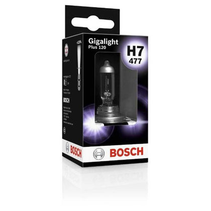 Bombilla Halógena H7 Bosch Plus 120 Gigalight, 12V, 55W