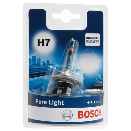 Bombilla Halógena H7 Bosch Pure Light, 12V, 55W