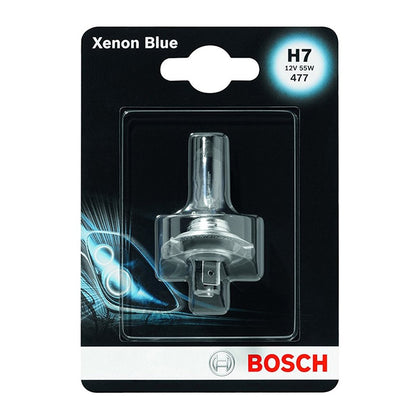 Ampoule Halogène H7 Bosch Xénon Bleu PX26d, 12V, 55W