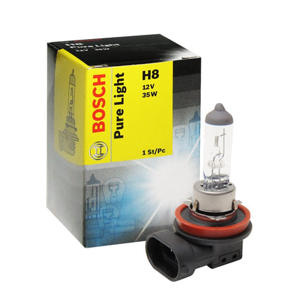 Bombilla Halógena H8 Bosch Pure Light, 12V, 35W