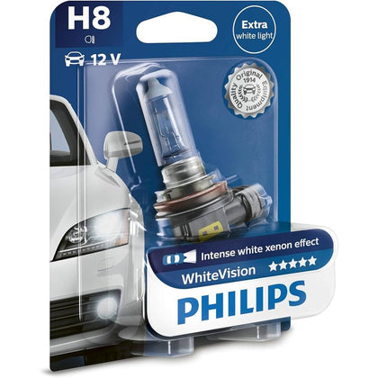 Ampoule Halogène H8 Philips WhiteVision Ultra 12V, 35W