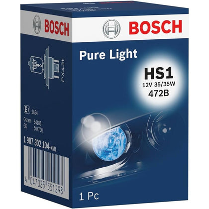Bombilla Halógena HS1 Bosch Pure Light, 12V, 35W