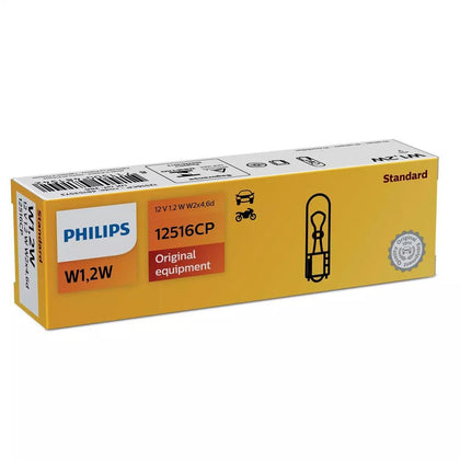 Bilinredningslampa W1,2W Philips Standard, 12V, 1,2W