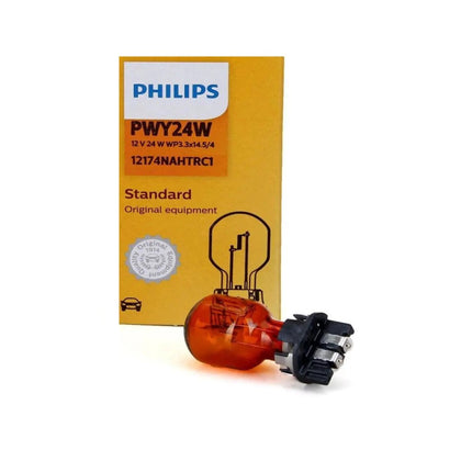 Ampoule de signalisation PWY24W Philips Standard, 12V, 24W