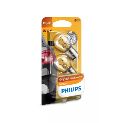 Ampoules de feux arrière P21/4W Philips Vision, 12V, 4W