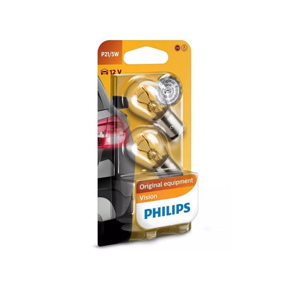 Car Signal Bulbs P21/5W Philips Vision, 12V, 5W, 2 pcs